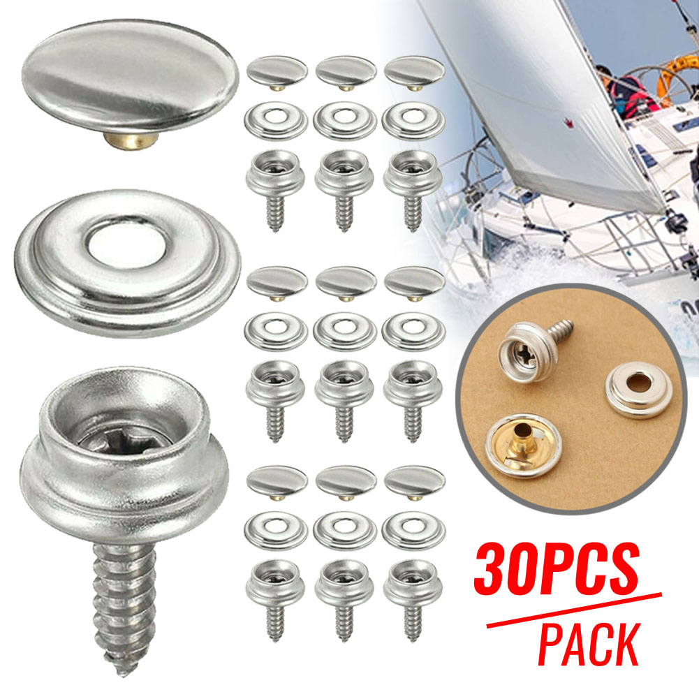 30pcs Snap Fastener Stainless  - Snap Fastener Set recension och pris