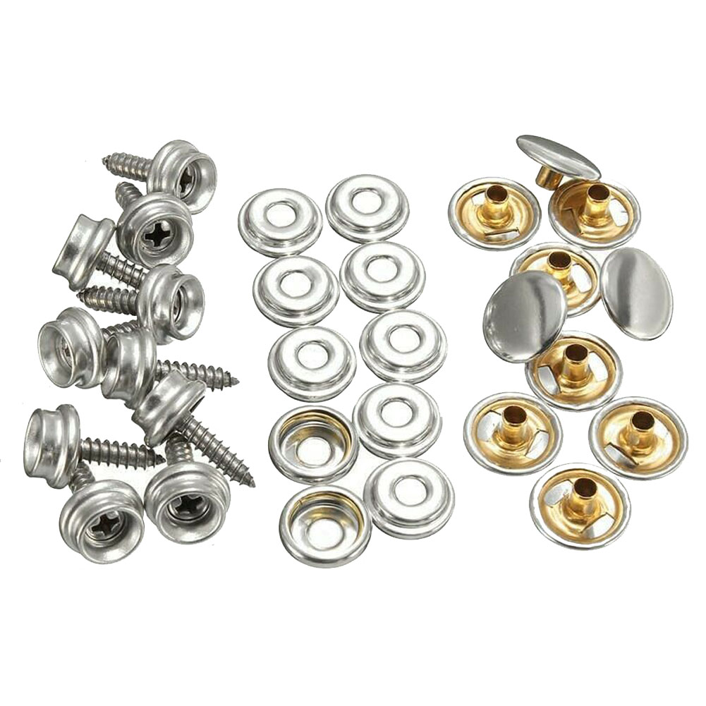 30pcs Snap Fastener Stainless  - Snap Fastener Set recension och pris