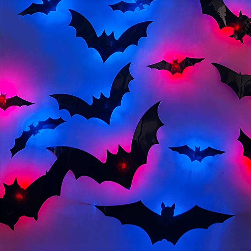 Halloween 3D Bat Wall Sticker  - Cosplay Bat Prop recension och pris
