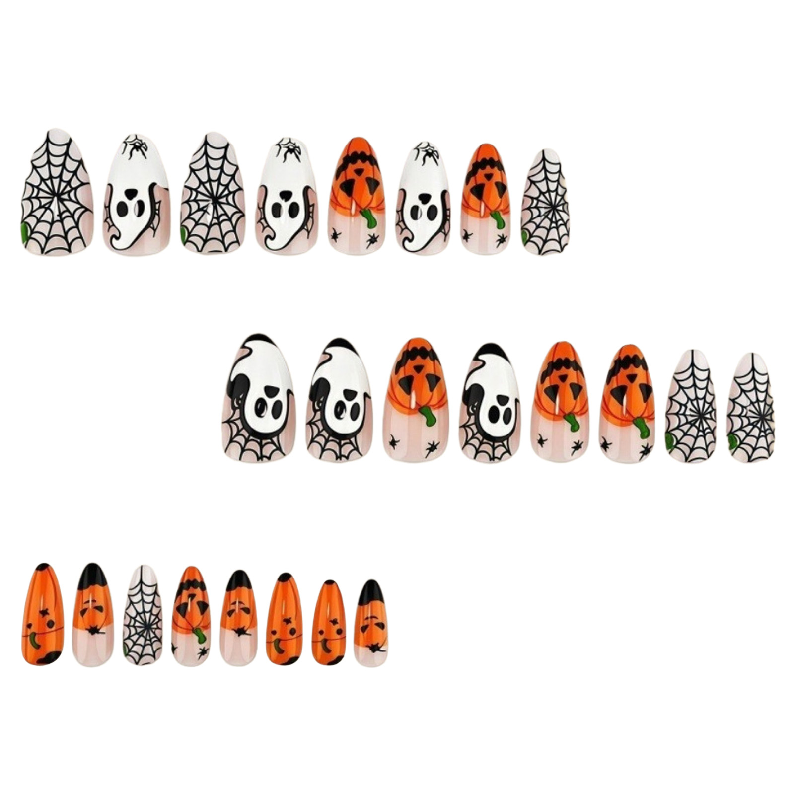 24pcs Halloween Press On Nails - Cosplay Bat Prop recension och pris