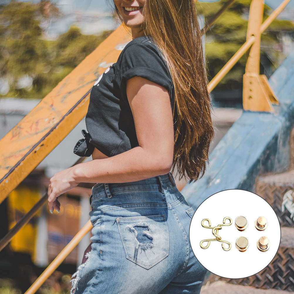 Jeans Waist Button 5 Sets Meta - Snap Fastener Set recension och pris