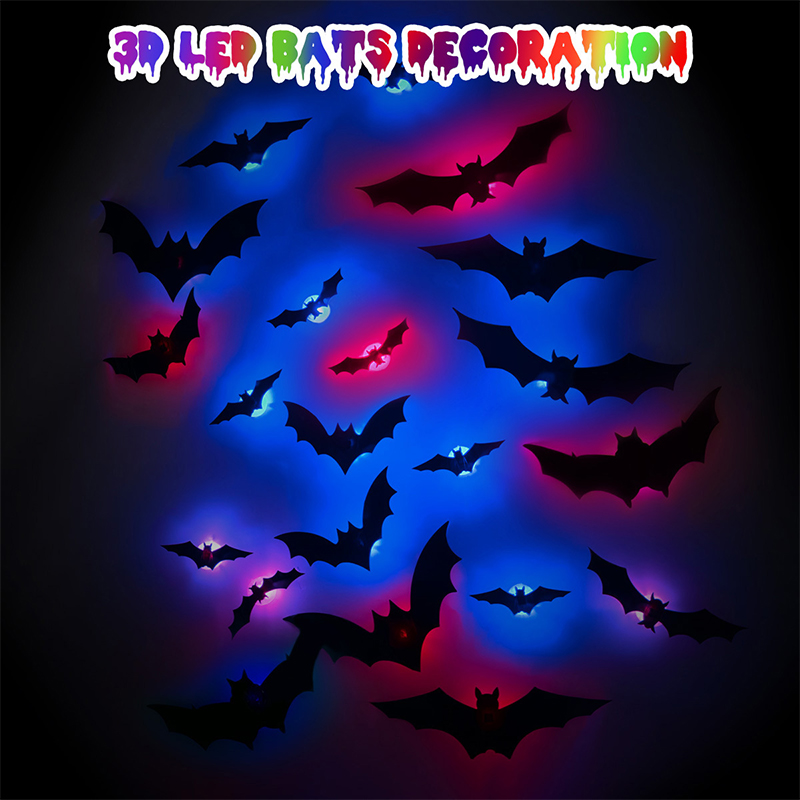 Halloween 3D Stereo LED Flash  - Cosplay Bat Prop recension och pris