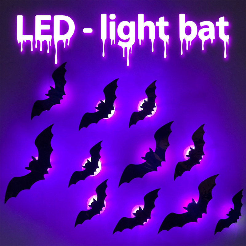 Halloween 3D Stereo LED Flash  - Cosplay Bat Prop recension och pris