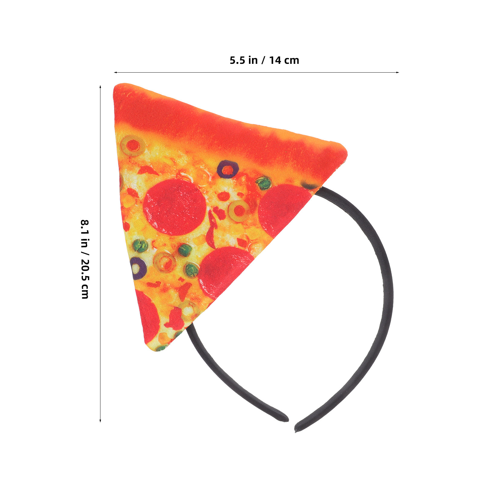 2pcs Pizza Headband Clown Hair - Briar Cosplay Prop recension och pris