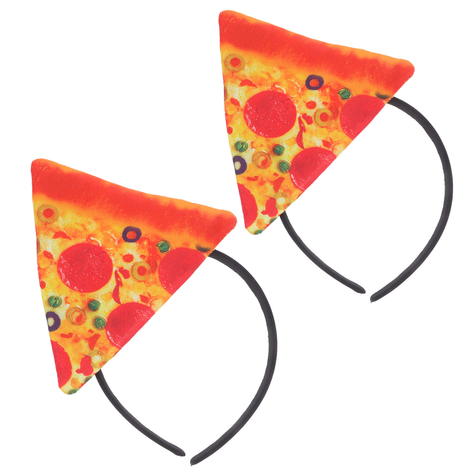 2pcs Pizza Headband Clown Hair - Briar Cosplay Prop recension och pris