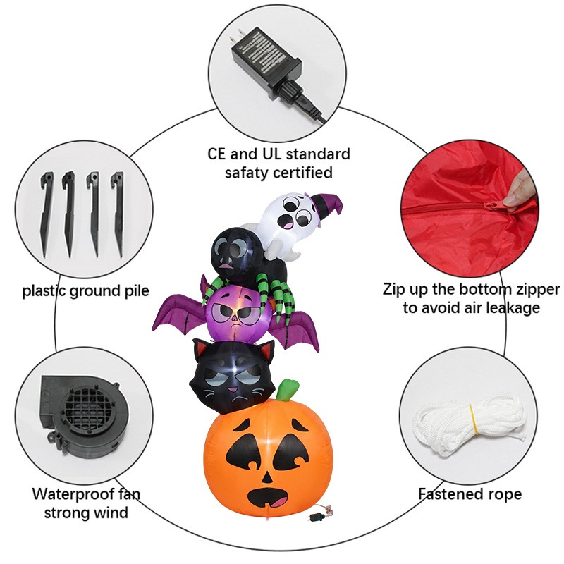 Halloween Inflatable Decorativ - Cosplay Bat Prop recension och pris