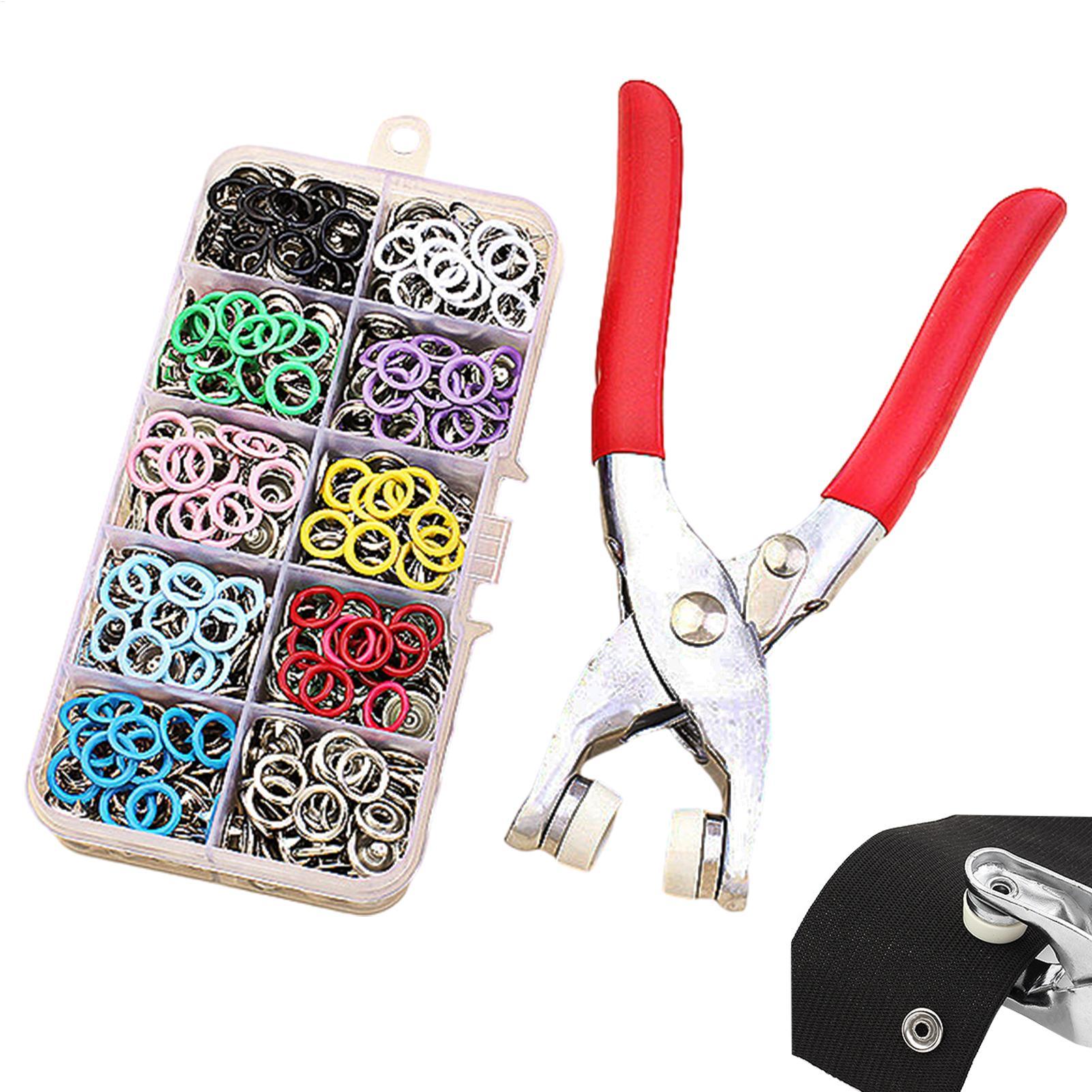 Clothing Button Kit 5-Claw Met - Snap Fastener Set recension och pris