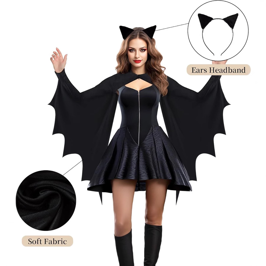 Unisex Adult Halloween Costume - Cosplay Bat Prop recension och pris